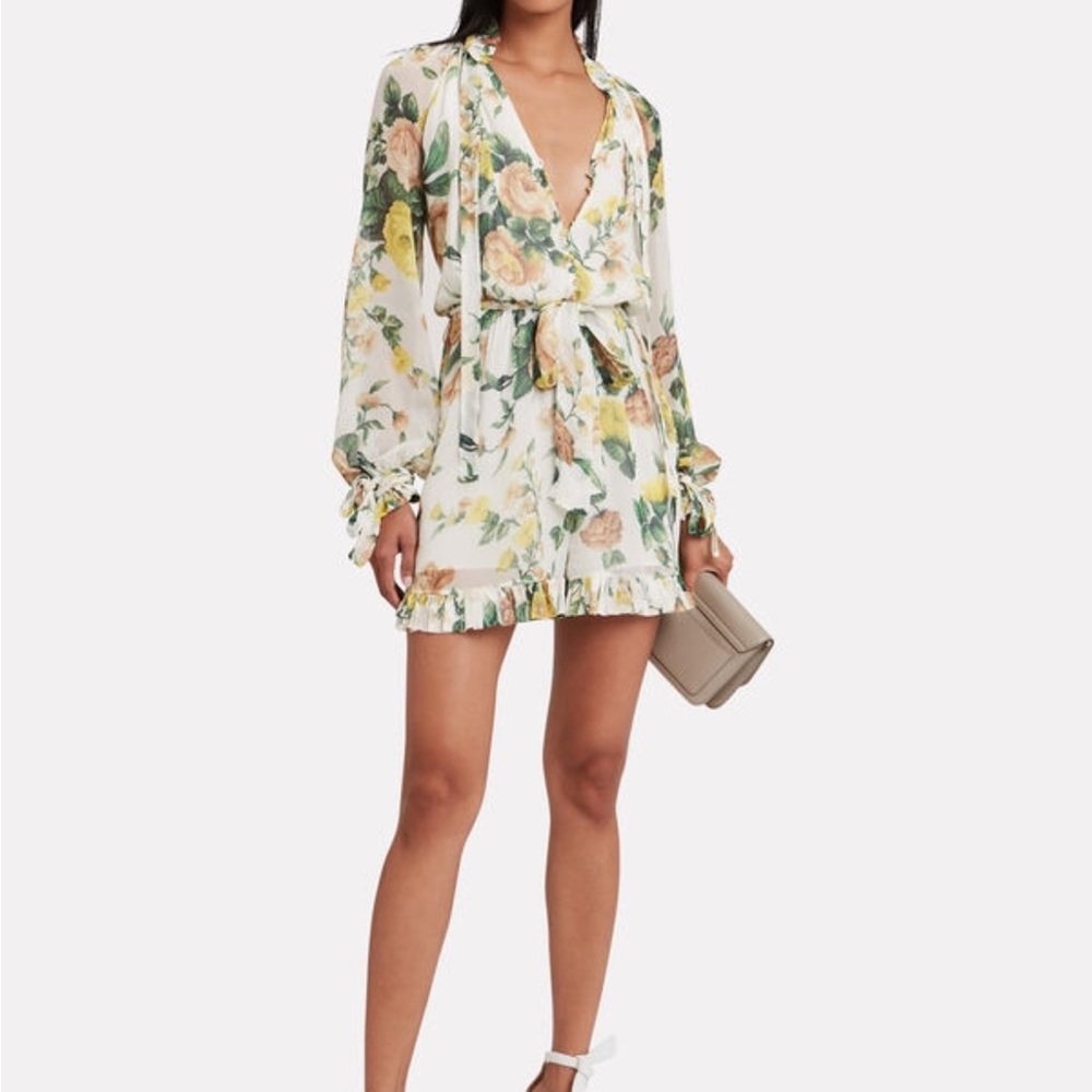 Zimmermann Zippy Floral Romper Playsuit Jumpsuit Size 1